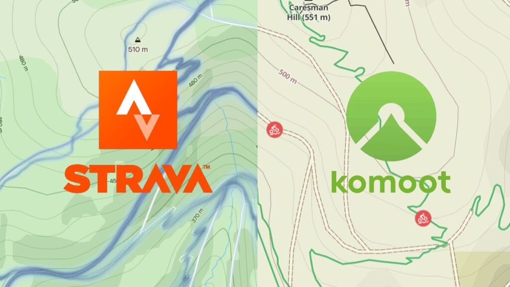 Using Komoot and Strava to plan a long-distance bike ride route.